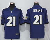 Nike Baltimore Ravens 21 Ingram II Navy Purple Color Rush Limited Jersey,baseball caps,new era cap wholesale,wholesale hats